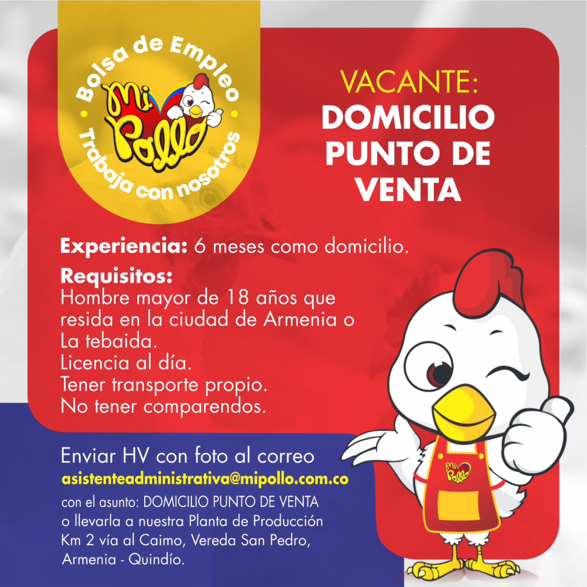 15 VACANTE